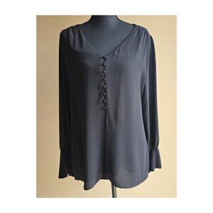 🖤 White House Black Market Black Blouse | Timeless & Elegant